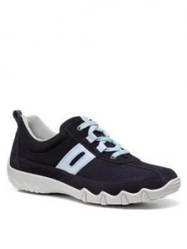 Hotter Leanne Il Trainers - Navy, Size 4, Women