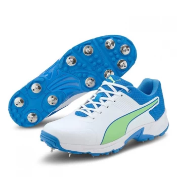 Puma 19.2 Spike Cricket Shoes Mens - White/Blue