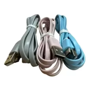 Jedel USB 3.0 Type-C to Type-A Cables - 3 Pack (Pink Blue Grey)...