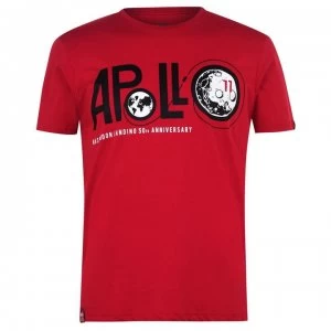 Alpha Industries Apollo 11 Anniversary T Shirt - Speed Red 328