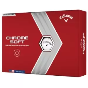 Callaway 2022 CHROME Soft 22 Golf Balls - White