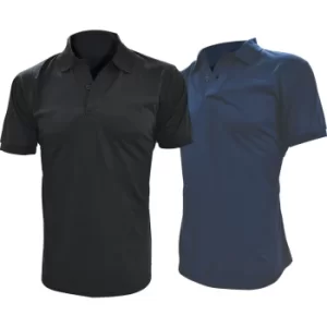 65/35 XL Black Polo Shirt
