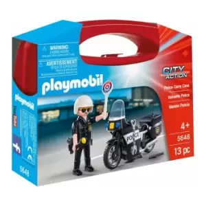 Playmobil City Action Collectable Police Carry Case 5648