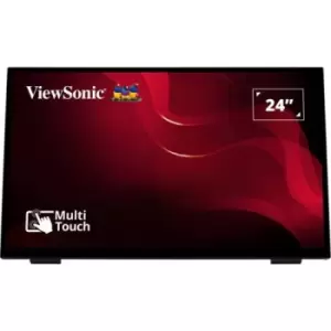Viewsonic TD2465 Signage Display Interactive flat panel 61cm (24") LED 250 cd/m Full HD Black Touchscreen