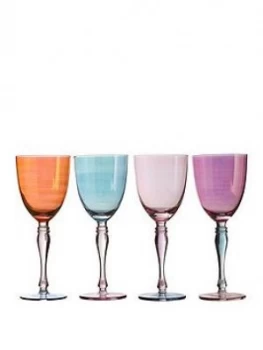 Premier Housewares Aurora Wine Glasses Set Of 4
