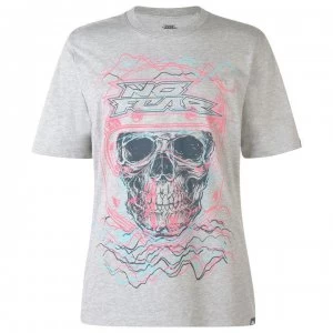 No Fear Core Graph T Shirt Mens - Grey Skulls