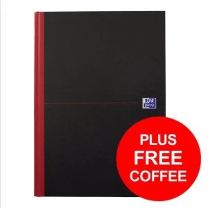 Black n Red B5 Matt Hardback Wirebound Notebook 90gm2 140 Pages Ruled Pack 5 OFFER Free Coffee Jan Feb 2019