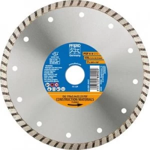 Diamond cutting disc DG178x 2.4 x22.23 PSF PFERD 68017222 Diameter 178mm