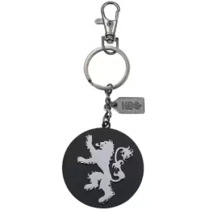 Game of Thrones Lannister Silver Logo Metal Keyring