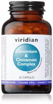 Viridian Chromium & Cinnamon Complex 14 Capsules