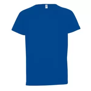 SOLS Childrens/Kids Sporty Unisex Short Sleeve T-Shirt (10yrs) (Royal Blue)