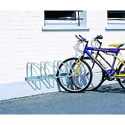 Slingsby VFM Aluminium WallFloor Mounted 4-Bike Cycle Rack 320080