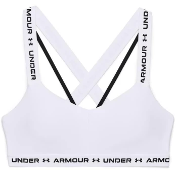 Under Armour Armour Crossback Low Impact Sports Bra - White