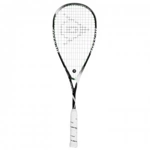 Dunlop Hyperfibre+ Evolution Squash Racket - White/Black