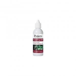 Potter's Herbals Comfrey Oil 75ml Bottle With Extract of Comfrey ( Also Known As Knitbone) And Eucalyptus Oil Aromatic Herbal Massage Oil