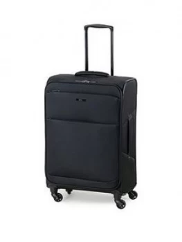 Rock Luggage Ever-Lite Medium 4-Wheel Suitcase - Black