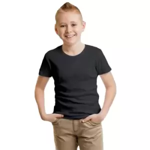 Casual Classic Childrens/Kids Ringspun Tee (7-8 Years (128cm)) (Kelly Green)