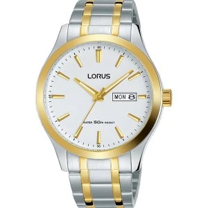 Lorus RXN60DX9 Mens Two Tone Bracelet Dress Watch