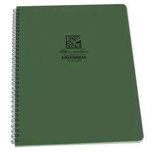 Rite In The Rain Universal Notebook Side Spiral Bound 4.5 x 7" Green