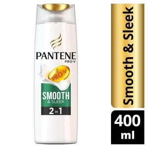 Pantene Pro-V 2in1 Shampoo Smooth and Sleek 400ml
