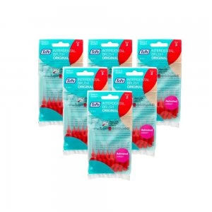 Tepe Extra Soft Interdental Brushes Red x 6