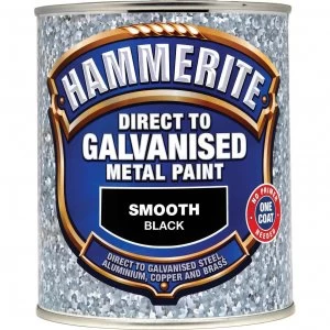 Hammerite Direct to Galvanised Metal Paint White 750ml
