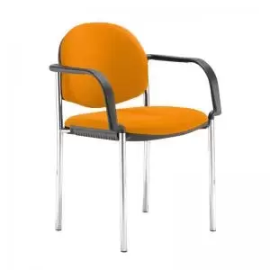 Coda multi purpose stackable conference chair with fixed arms - Solano