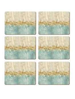 Creative Tops Golden Reflections Placemats ; Set Of 6