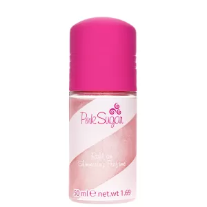 Aquolina Pink Sugar Roll On Deodorant with Glitter For Her 50ml