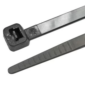 BQ Black Cable Ties L200mm Pack of 50