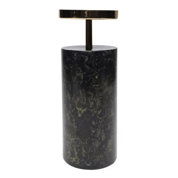 Biba Marble Candle Holder - Green Marble