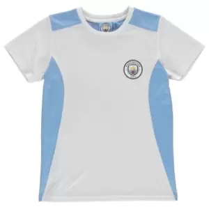 Source Lab Manchester City T Shirt Junior Boys - Blue