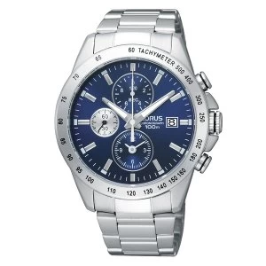 Lorus RF851DX9 Mens Stainless Steel Chronograph Watch