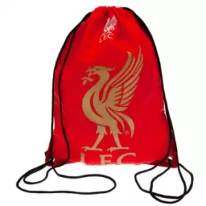 Liverpool FC Drawstring Bag (One Size) (Red)