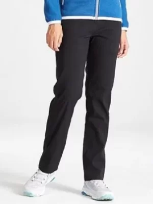 Craghoppers Craghopper Kiwi Pro Ii Trouser Long Length, Black, Size 10, Women