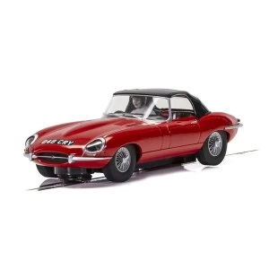 Jaguar E-Type 848CRY Red 1:32 Scalextric Classic Street Car