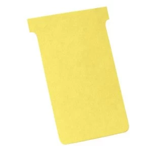 Nobo T Cards Size 3 Yellow Pack of 100 T Cards 32938915