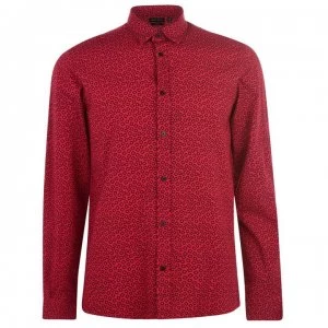 Antony Morato Long Sleeve Printed Shirt - RED 5043