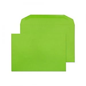 Creative Bright Coloured Mailing Bag C5+ Gummed 162 x 235mm Plain 120 gsm Lime Green Pack of 500