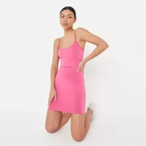 Missguided Basic Slinky Basic Cami Mini Dress - Pink