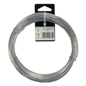 Select Hardware Galvanised Wire 1.25Mmx1/2KG 50M 1 Pack