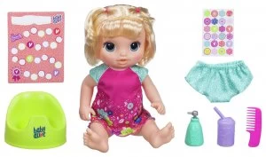Baby Alive Potty Dance Baby: Talking Baby Doll (Blonde Hair)