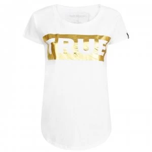 True Religion Logo T Shirt - White 1700