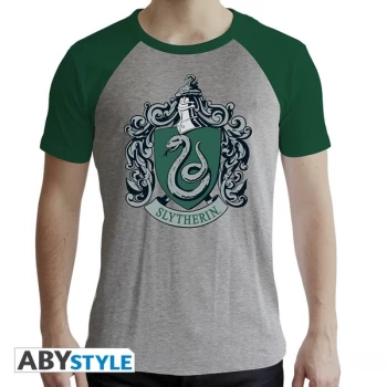 Harry Potter - Slytherin Mens Small T-Shirt - Green