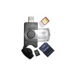 Dynamode (USB-CR-31) External Sim & Memory Card Reader USB 2.0 USB Powered