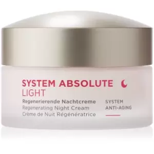 Annemarie Borlind SYSTEM ABSOLUTE Light Night Cream with Anti Ageing Effect 50ml