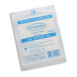 Click Medical Low Adherent Dressing 7.5x7.5cm White Ref CM0416 Pack of