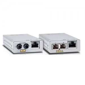 Allied Telesis AT-MMC2000/SC-60 network media converter 1000 Mbps 850 nm Multi-mode Silver
