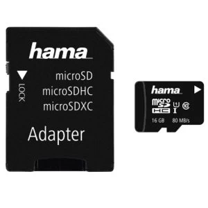 Hama 16GB Micro SDHC Memory Card
