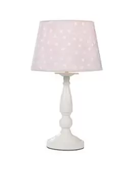 Glow Polka Dot Spindle Table Lamp, Multi